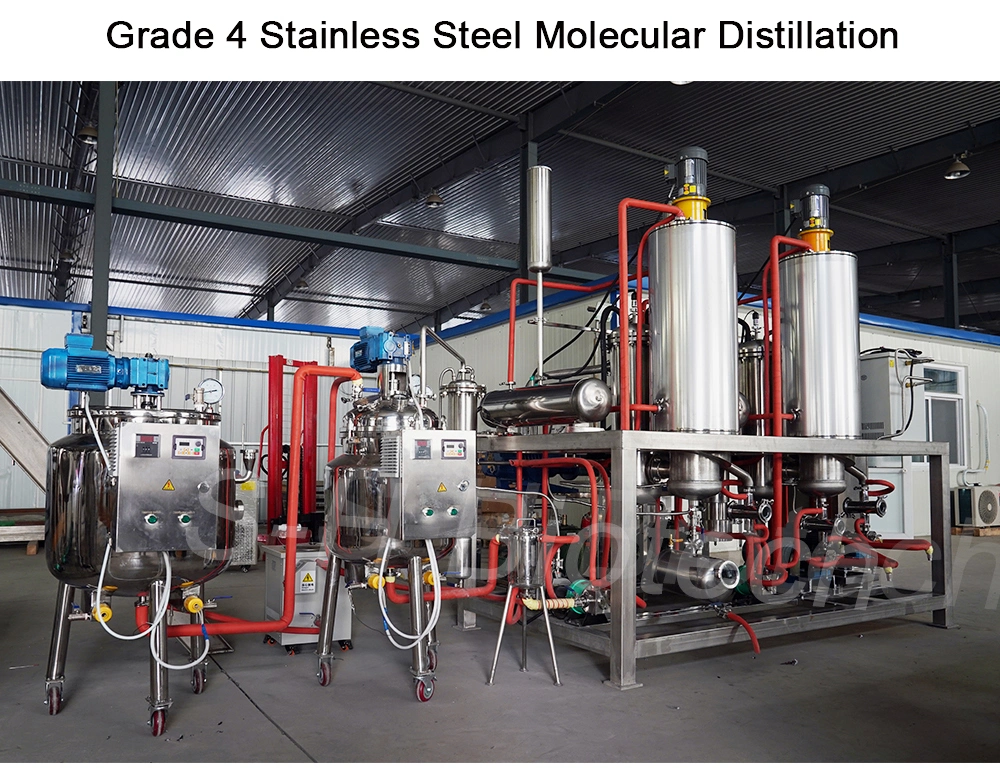 Membrane Evaporator Stainless Steel Molecular Distillation Turnkey Essential Oils