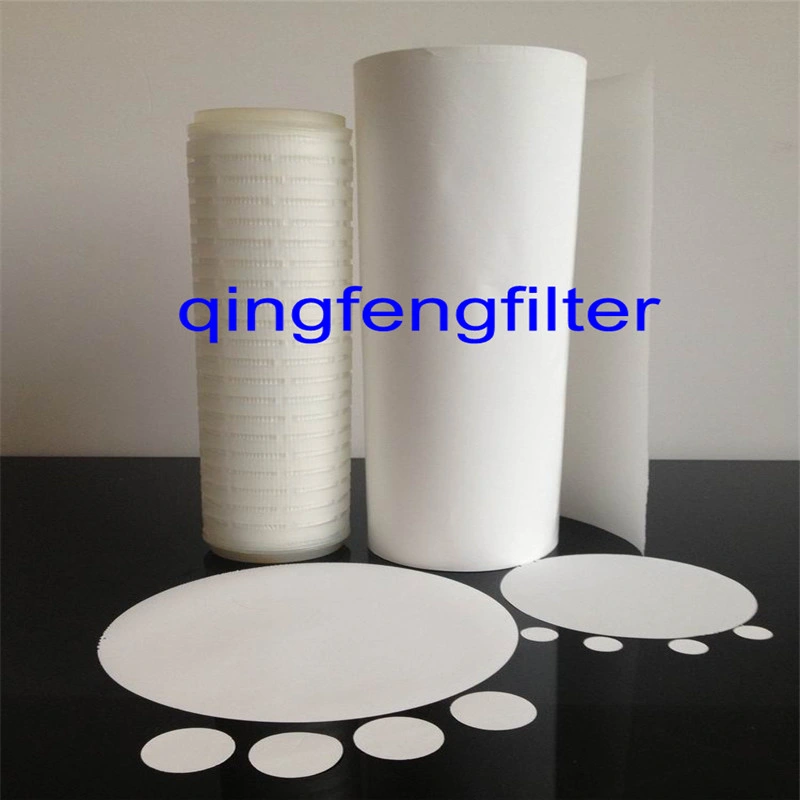 0.45um Hydrophobic and Hydrophilic PVDF/Pes/PTFE/PP/Nylon Filter Membrane for Water Filtration