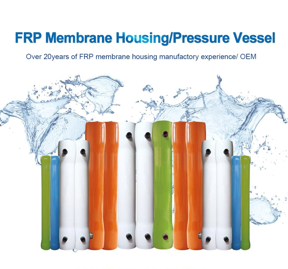 4040 Side Port 300 Psi RO Membrane FRP High Pressure Vessel