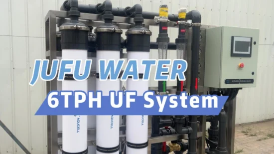 6tph UF Water Treatment Equipment Ultrafiltration System for River Water Well Water Purification