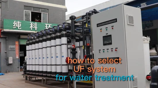 50m3/H Ultrafiltration (UF) Water Purification Systems Filtration for Industrial